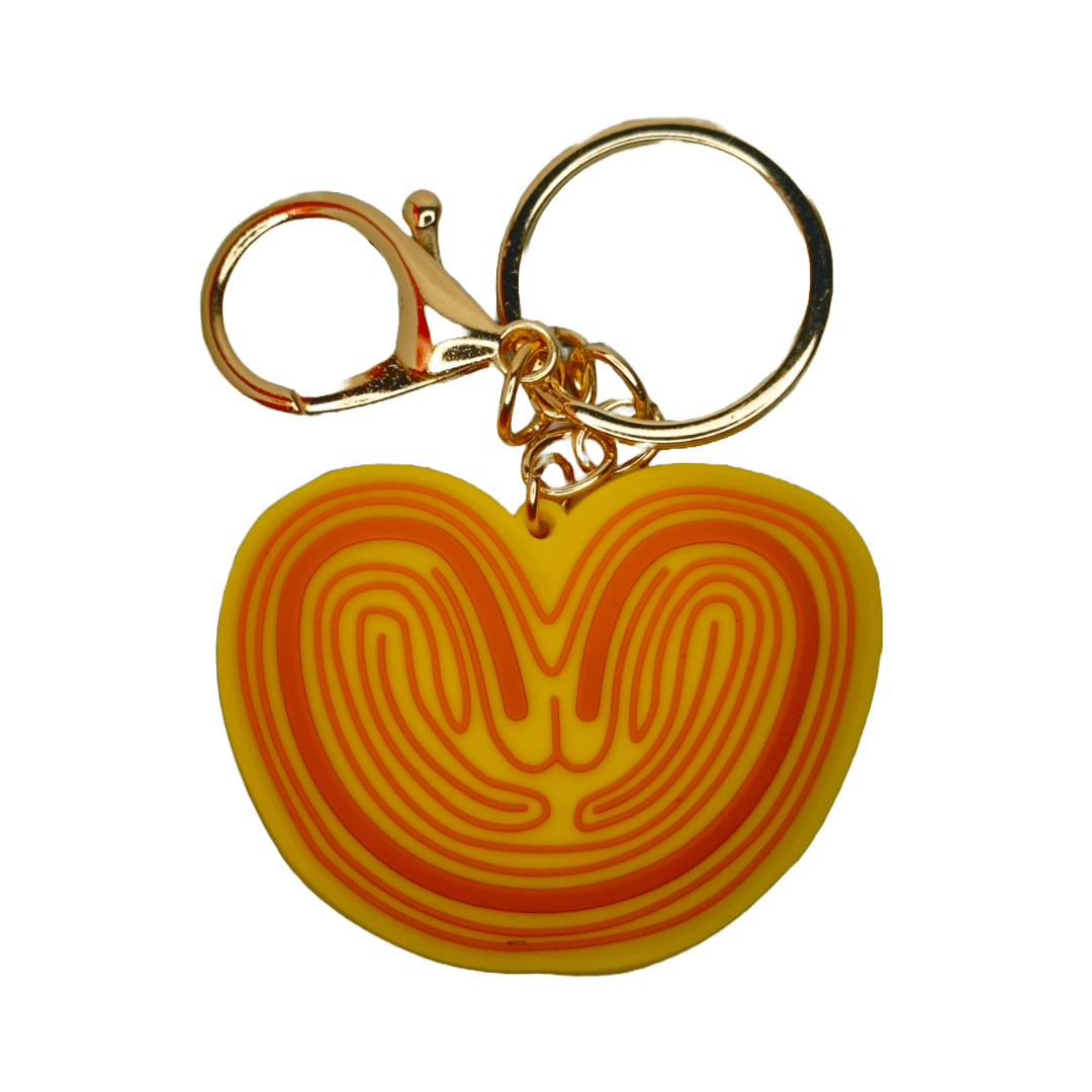 Pan Dulce Concha Key Chain (Soft Rubber) - La Concheria Cafe