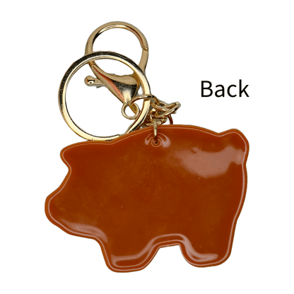 Pan Dulce Concha Key Chain (Soft Rubber) - La Concheria Cafe
