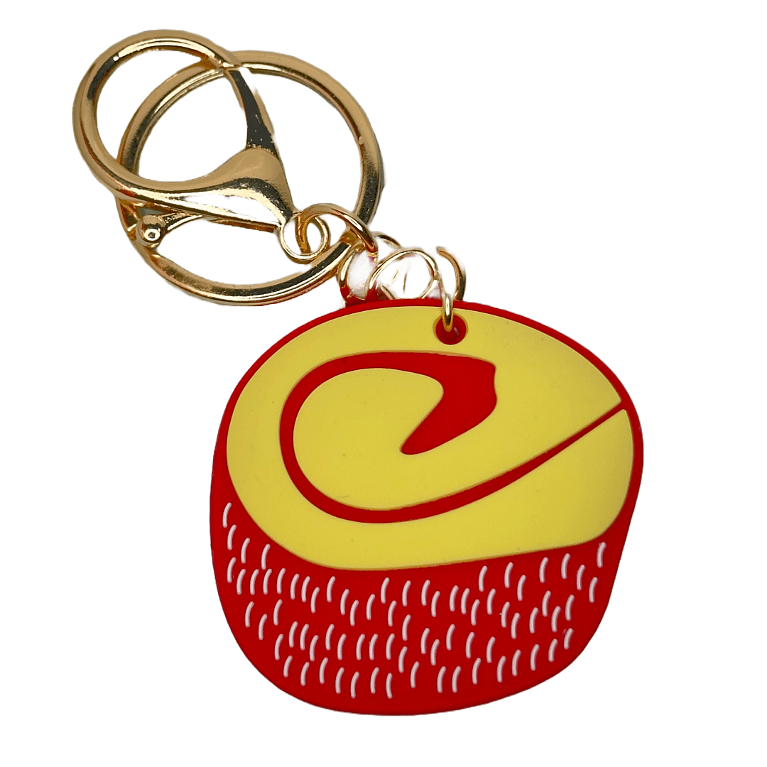 Pan Dulce Concha Key Chain (Soft Rubber) - La Concheria Cafe