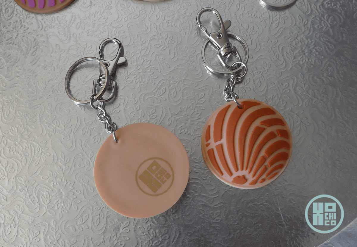 Pan Dulce Concha Key Chain (Soft Rubber) - La Concheria Cafe