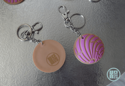 Pan Dulce Concha Key Chain (Soft Rubber) - La Concheria Cafe