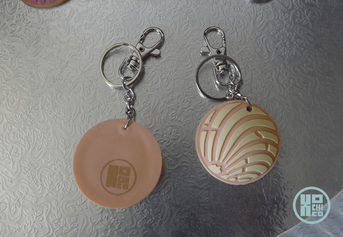 Pan Dulce Concha Key Chain (Soft Rubber) - La Concheria Cafe